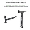 Multi-functional Camping Hammer, Portable Hammers with Hook, Lightweight & Durable
