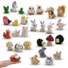 Tiny Resin Animals to Hide Mini Resin Animals 30 Pcs