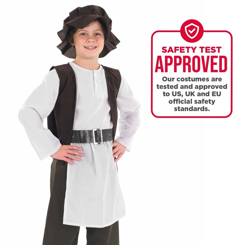 Fun Shack Child Tudor Poor Boy Costume - AGE 10