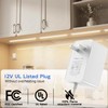 Under Cabinet Lighting Plug in, 12 Inch Linkable Under Cabinet