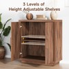 ONBRILL Sideboard Buffet Cabinet with Storage, 32" Small Coffee Bar