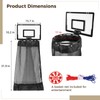 Over the Door Basketball Laundry Hamper, Hanging Laundry Basket with