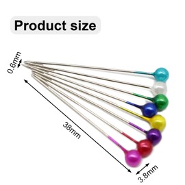 600 Pcs Pi-ns Sewing Accessories Pi-ns Dressmaking Dress Making Pi-ns Quilting Pi-ns Glass Head Pi-ns For Dressmaking Quilting Jewelry & Crafts