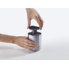 Joseph Joseph Presto Stainless-Steel Hygienic Easy-Push Soap Dispenser with Wide
