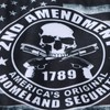 Trunk Lid Flag Pole Mount Kit with Homeland Security Flag