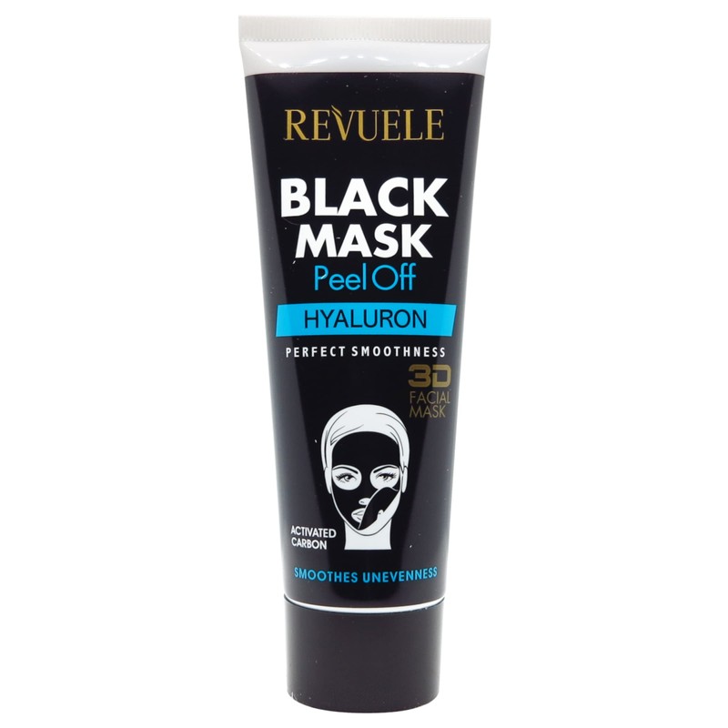 REVUELE BLACK MASK 3D HIALURON 80ML