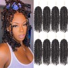 Pre-twisted Passion Twist Crochet Hair 10 Inch 8 Packs Crochet