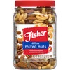 Fisher Snack Deluxe Mixed Nuts, 24 Ounces, Cashews, Almonds, Pecans,