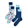 Many Mornings Unisex Dr. Sock Regular Socks (39-42 EU), blue
