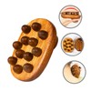 Outanaya Wood Body Massager Brush Portable Manual Acupoint Massage Tool