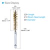 CoCud Bore Brush, 11mm Dia 4 Inch Length, Brass Cleaning