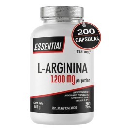 Arginina Essential Suplemento Aminoácido 1200mg Cápsulas Puras Apoyo Rendimiento Físico Recuperación Mejorada Estimulantes Energía Durante