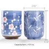 WHJY 10oz Transitional Chinese/Japanese style Handle-less Ceramic Tea cups teacup,