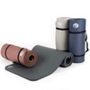 20mm NBR Yoga Mat for Home Workouts Pilates Charcoal Gray