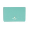 Lanvin on Blue Women's Business Card Holder, Luxembourg Color, emerald green