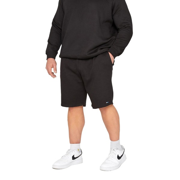 BadRhino Mens Big & Tall Jogger Shorts Black, Black