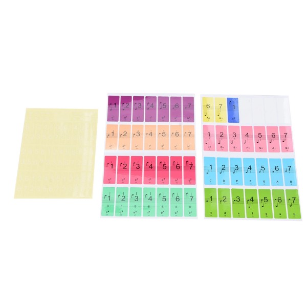 Unbranded New 88-Key Electronic Keyboard Piano Key Beginner Note Stickers