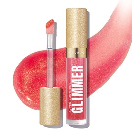 Revlon Super Luster Glimmer Gloss 007 Auto Honey: Sunset Nude 3.8mL Lip Gloss Lip Lipstick Moisture