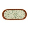 Mud Pie Splatter Nested Platters, small 6" x 14" |