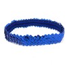 Blue Womens Sequin Polyester Fancy Dress Headband 38 x 3cm