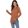 Newchoice Fall Clothes for Women Tunic Length Long Tshirts to
