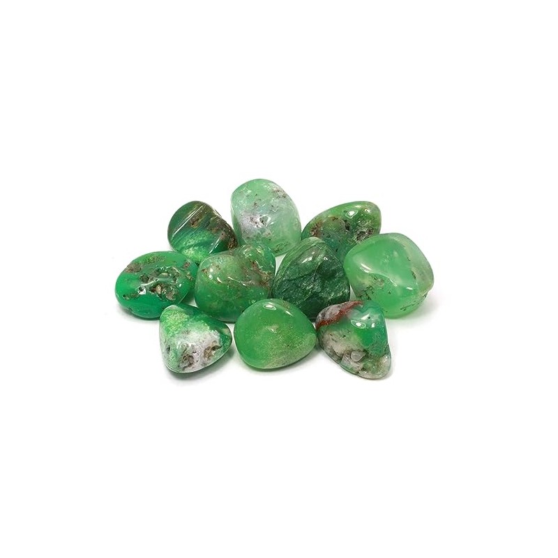 Chrysoprase Tumble Stone (20-25mm) 10 Pack
