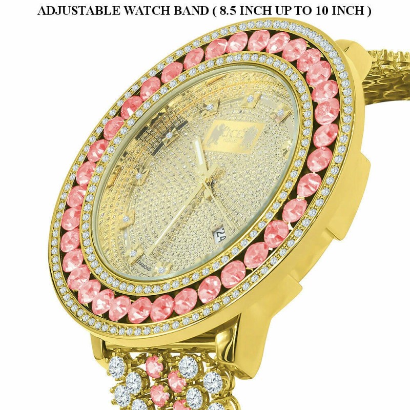 Ice House Men's Custom Big Face XXL Multi Color Cz