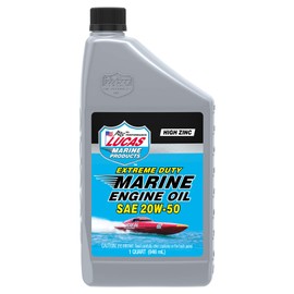 Lucas Oil Extreme Duty Marine Engine Oil SAE, 20W-50, 1 Quart (10653)