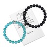 free-space Crown Couple Love Heart Magnetic Bead Bracelets with Heart