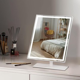 mimirchi anity Mirror with Lights, Mirror with 3 Color Modes, Dimmable Light,Hollywood Makeup Mirror with Smart Touch Control