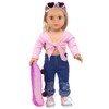 ZITA ELEMENT 18 Inch Girl Doll Scooter Skateboard Clothes and
