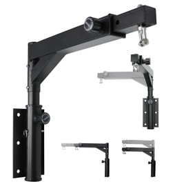 Pvrud Heavy Bag Hanger Wall Mount Punching Boxing Bag Bracket -Square Tube, Heavy Duty Adjustable Length & Height for Boxing, Taekwondo, Muay Thai Bags, for Home Gym Installation