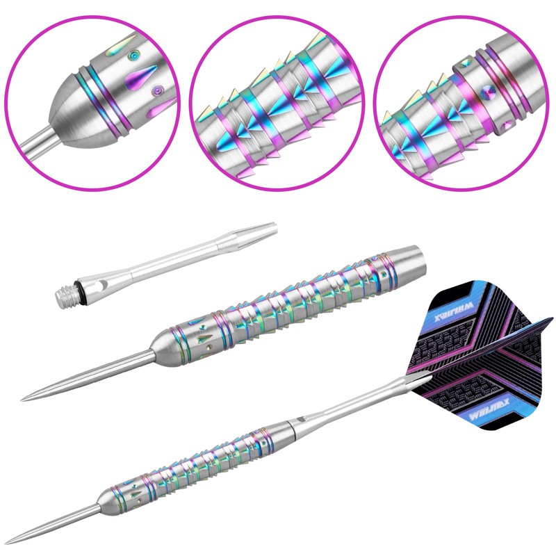 WIN.MAX Darts with Metal Tip 90% Tungsten Pack of 3