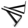 Hiceeden 12 Pack Heavy Duty Shelf Brackets, 8 in x