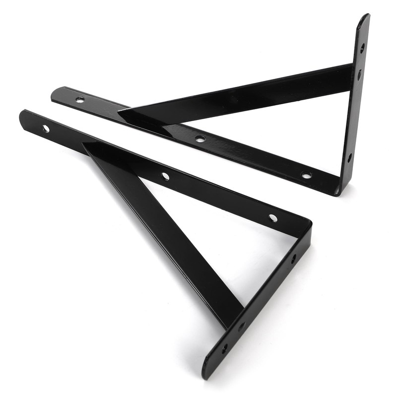 Hiceeden 12 Pack Heavy Duty Shelf Brackets, 8 in x