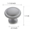 Ravinte 30 Pack 1-1/4 inch Kitchen Cabinet/Drawer/Dresser Knobs Grey Zinc