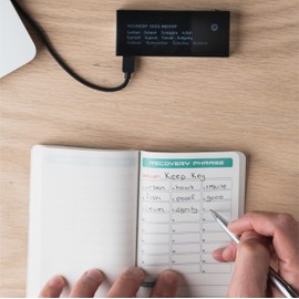 SHIELDFOLIO Stonebook World's Most Secure Crypto Password Notebook | Seed Phrase and Private Key Cold Storage method | Premium Water-Resistant Paper | 5.5" x 3.5" | Pack of 2