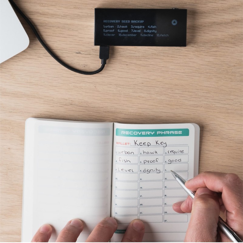 SHIELDFOLIO Stonebook World's Most Secure Crypto Password Notebook | Seed