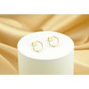 SOFIA MILANI - Women's Earrings 925 Silver Hexagon Stud Earrings,