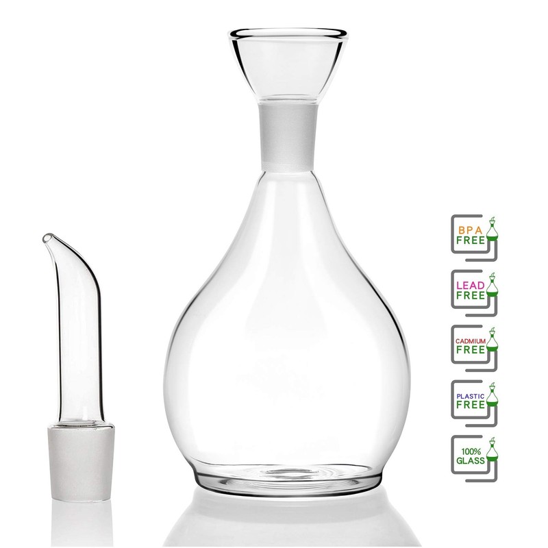 HAIZEEN 18ounce/ 550 ml Olive Oil Dispenser Oil Bottle Glass