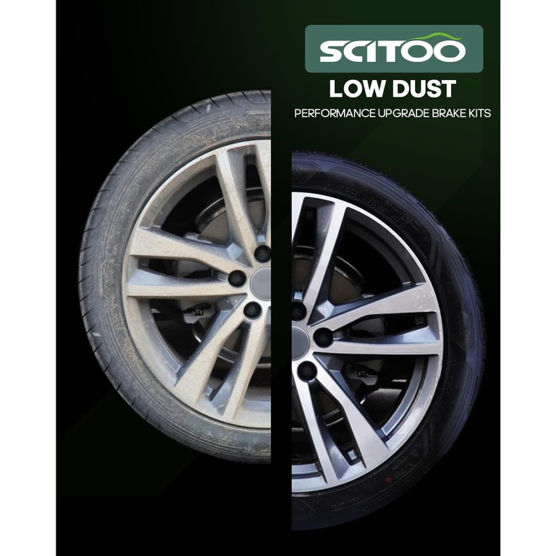 SCITOO D817 Front Ceramic Brake Pads Sets Fit For Scion