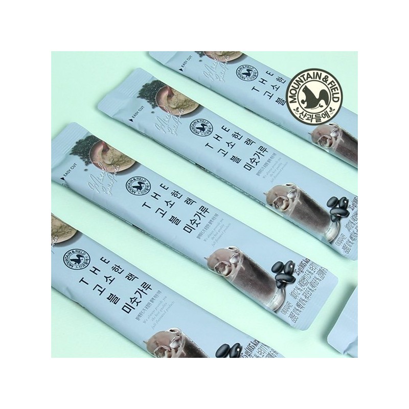 Sangwadeule 산과들에 간편 식사대용 더 고소한 블랙 미숫가루 스틱 25g