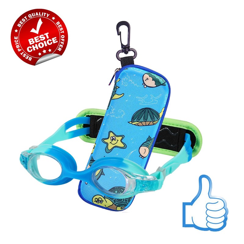 RUIGAO Toddler Swim Goggles Age 2-5, Toddler Goggles No Hair