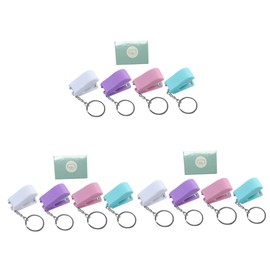 Operitacx 3 Sätze Schlüsselanhänger Hefter Bindemittel Schlüsselbundhefter Tragbarer Hefter Winzig Groß Hefter Für Den Schreibtisch Schreibwaren Bürobindezubehör Bürowefter Q Klein Metall
