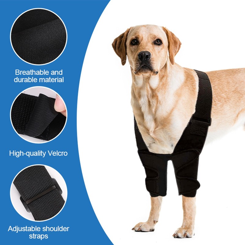 Sharkwill Dog Elbow Protector Pads Elbow Callus Treatment Sleeve for