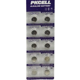 BlueDot Trading AG6 SG6 370 371 S21 1.5 Volt Alkaline Button Cell Batteries for Car Key remotes, Calculators, Watches, and Other Small Electronics, 10-Count