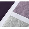 Chezmoi Collection 7-Piece Quilted Patchwork Comforter Set (Queen, Lavender Purple)