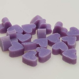Florex Sheep's Milk Soap Mini Heart Pack of 50 Lavender Lime Soap in Organza Bag Guest Gift