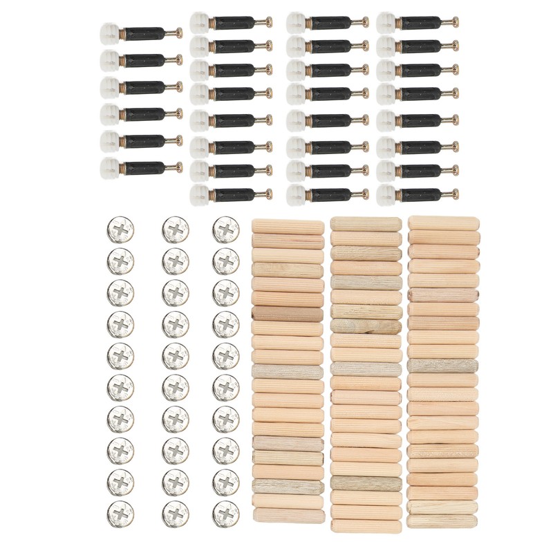 Cam Fittings Set with Dowel Pre Inserted Nut for Cabinet