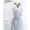 SF-ZXTINP Soft Cotton Kitchen Cooking Apron with Cross Back -